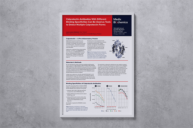 Medix Biochemica - Calprotectin Antibodies to Detect Multiple Forms (AACC 2018)